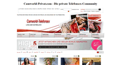 Desktop Screenshot of camworld-privat.com